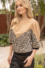 Load image into Gallery viewer, The Amber Leopard Top
