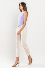 Load image into Gallery viewer, Vervet Melissa Mid Rise Straight Leg Denim / Parchment
