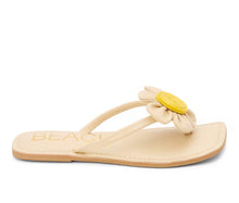 Load image into Gallery viewer, Matisse Bouquet Natural Flip Flop
