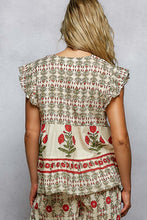 Load image into Gallery viewer, My Summer Lily Blockprint Top
