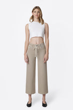 Load image into Gallery viewer, Vervet Olivia Drawstring Denim | Taupe
