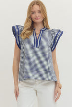 Load image into Gallery viewer, Backyard Brunch Gingham Top
