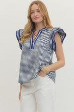 Load image into Gallery viewer, Backyard Brunch Gingham Top
