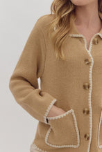 Load image into Gallery viewer, Delicate Fall Whipstitch Cardigan
