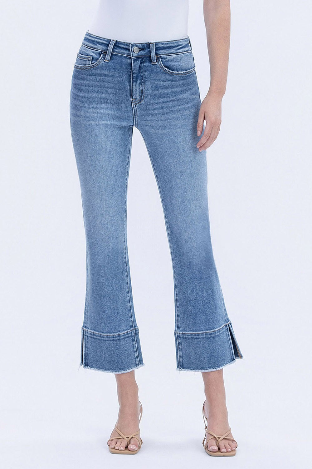 Flying Monkey Trouser Split Kick Flare Jeans