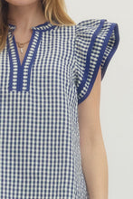 Load image into Gallery viewer, Backyard Brunch Gingham Top
