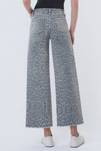Load image into Gallery viewer, Vervet High Rise Wide Leg Grey Leopard Denim

