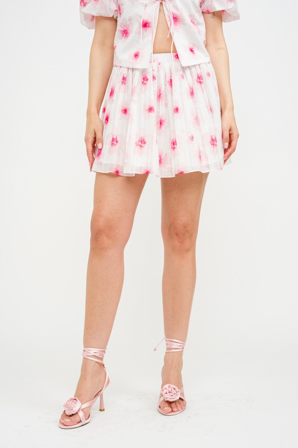 Sofie The Label Carmine Floral Skirt
