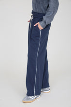 Load image into Gallery viewer, Vintage Chic Navy Wide Leg Lounge Pant
