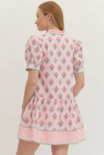 Load image into Gallery viewer, Ruffle &amp; Rose Mini Dress
