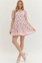 Load image into Gallery viewer, Ruffle &amp; Rose Mini Dress
