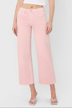 Load image into Gallery viewer, Vervet High Rise Olivia Wide Crop Denim / Lilac
