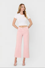 Load image into Gallery viewer, Vervet High Rise Olivia Wide Crop Denim / Lilac
