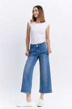 Load image into Gallery viewer, Vervet High Rise Two Button Wide Leg Trouser
