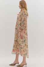 Load image into Gallery viewer, Fall Florals &amp; Grace Midi Dress
