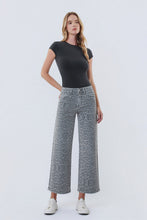 Load image into Gallery viewer, Vervet High Rise Wide Leg Grey Leopard Denim
