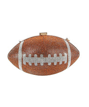 Load image into Gallery viewer, Rhinestone Football Purse
