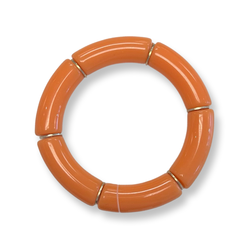 Orange Tubular Bracelet